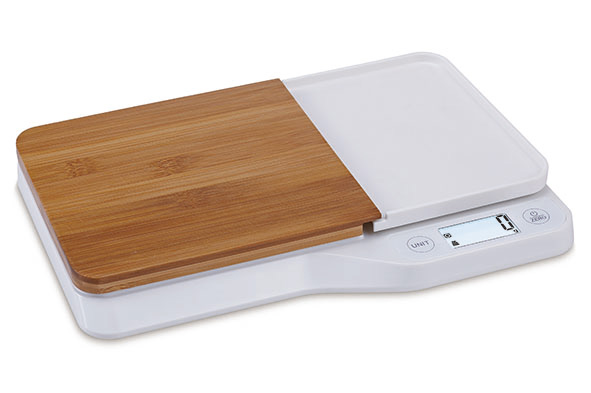 Balance de cuisine 1g/5KG - Blanc/Bois